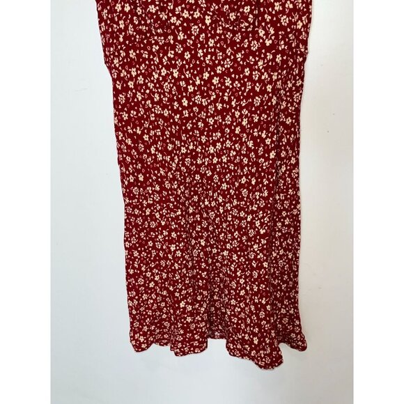 Reformation Calix Floral Red Sleeveless Mini Dress  Womens XS - Picture 6 of 11